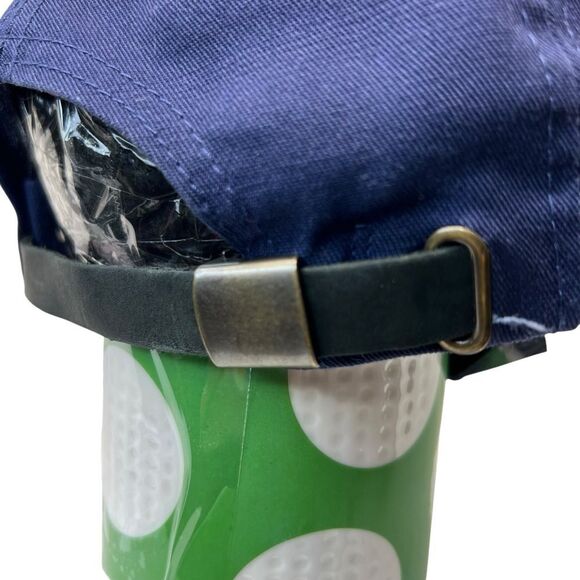 Vtg leather strap Union Pacific Railroad Baseball Hat Embroidered Train Logo - Picture 10 of 11